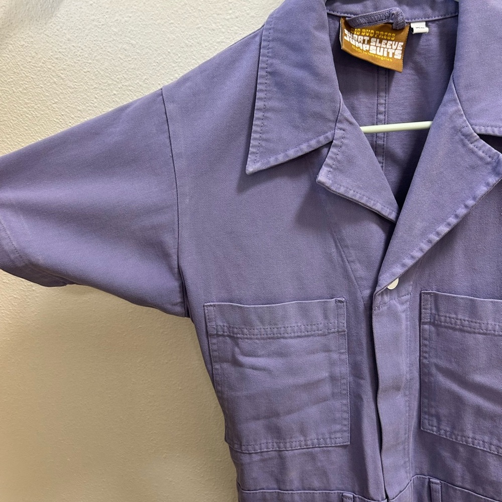 Big Bud Press Short Sleeve Jumpsuit in Faded Grape - Picture 4 of 5